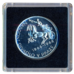 Stříbrná mince 10 Kčs 100. výročí položení základního kamene Národního divadla v Praze 1968 Proof