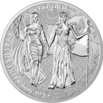 Sběratelská investiční mince 5 Mark The Allegories Columbia & Germania 1 oz Ag 2019