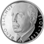 Stříbrná mince 500 Kč 100. výročí narození Beno Blachuta 2013 Proof