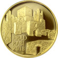 Zlatá mince 5000 Kč - Hrad Rabí 2018