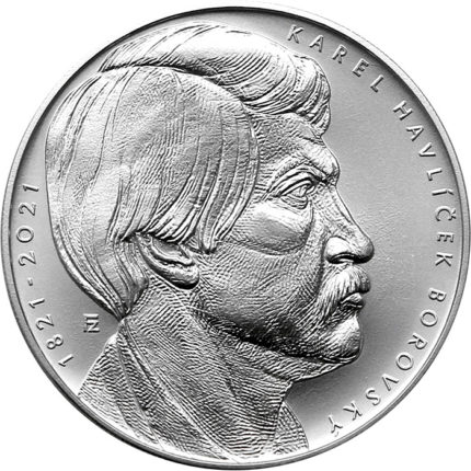 Stříbrná mince 200 Kč - Karel Havlíček Borovský 200. výročí narození 2021