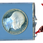 Stříbrná mince 100 Kčs 100. výročí narození Viktora Kaplana 1976 Proof