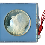 Stříbrná mince 100 Kčs 300. výročí úmrtí Václava Hollara 1977 Proof