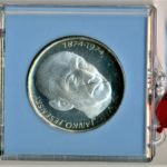 Stříbrná mince 50 Kčs 100. výročí narození Janka Jesenského 1974 Proof