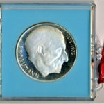 Stříbrná mince 50 Kčs 100. výročí narození S. K. Neumanna 1975 Proof