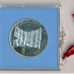 Stříbrná mince 100 Kčs Československá spartakiáda 1980 Proof