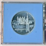 Stříbrná mince 50 Kčs Městská památková rezervace Bratislava1986 Proof