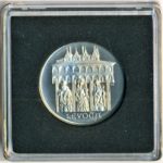 Stříbrná mince 50 Kčs Městská památková rezervace Levoča 1986 Proof