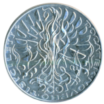 Stříbrná mince 200 Kč Počátek nového tisíciletí 2000 b.k.