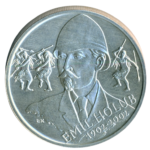 Stříbrná mince 200 Kč 100. výročí úmrtí Emila Holuba 2002 b.k.