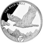 Sběratelská investiční mince 20 Francs World´s Wildlife The bald eagle (Orel bělohlavý) 1 oz Ag 2021
