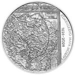 Stříbrná mince 200 Kč - 450. výročí vydání Komenského mapy Moravy 2024 Proof