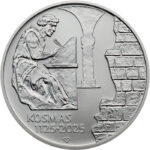 Stříbrná mince 200 Kč - 900. výročí  úmrtí kronikáře Kosmase 2025 b.k.