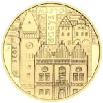 Zlatá mince 5000 Kč - Městská památková rezervace - Tábor 2025 b.k.