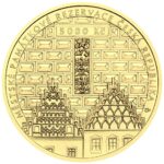 Zlatá mince 5000 Kč - Městská památková rezervace - Tábor 2025 b.k. - Obrázek 2