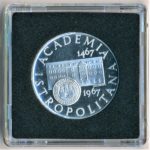 Stříbrná mince 10 Kčs 500. výročí založení Academie Istropolitana 1967 Proof