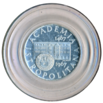 Stříbrná mince 10 Kčs 500. výročí založení Academie Istropolitana 1967 Proof