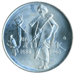 Stříbrná mince 50 Kčs 300. výročí narození Juraja Jánošíka 1988 b.k.