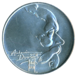 Stříbrná mince 100 Kčs 15. výročí narození Antonína Dvořáka 1991 b.k.