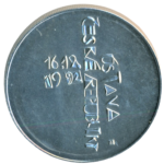 Stříbrná mince 200 Kč 1. výročí schválení Ústavy ČR 1993 b.k.