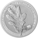 Sběratelská investiční mince 5 Mark Oak leaf Dubový list 1 oz Ag 2019