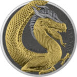 Sběratelská investiční mince 5 Mark Germania beasts Fafnir 2 * 1 oz Ag 2020