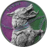 Sběratelská investiční mince 10 Mark Germania Beasts Fenrir High Relief 2 oz Ag 2022 Číslováno