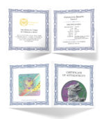 Sběratelská investiční mince 10 Mark Germania Beasts Fenrir High Relief 2 oz Ag 2022 Číslováno - Obrázek 6