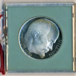 Stříbrná mince 50 Kčs 100. výročí narození V. I. Lenina 1970 Proof