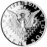 Stříbrná mince 200 Kč 150. výročí založení Sokola 2012 Proof