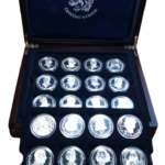 Sada medailí - Největší osobnosti českého národa - 24 kusů Ag medailí 2009 - 2010 Proof