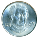 Stříbrná mince 100 Kčs 100. výročí narození Jána Hollého 1985 b.k.