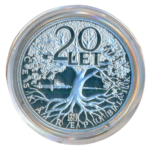 Stříbrná medaile 20 let České republiky 2013 Proof