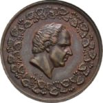 1861 - Medaile - Václav Hanka - K úmrtí českého spisovatele a profesora slavistiky v Praze Václava Hanky