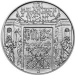 Stříbrná mince 200 Kč 500. výročí narození Jiřího Melantricha z Aventina 2011 b.k.