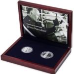 Sada mince 200 Kč a medaile "Pocta ČNB Jiřímu Harcubovi" 2014 Proof