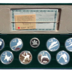 Sběratelská investiční sada stříbrných mincí 20 Dollars ZOH Calgary 1988 Proof