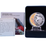 Sběratelská investiční mince 25 Dollars ZOH Vancouver 2010 Proof Hologram - boby