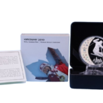 Sběratelská investiční mince 25 Dollars ZOH Vancouver 2010 Proof Hologram - akrobatické lyžování