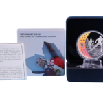 Sběratelská investiční mince 25 Dollars ZOH Vancouver 2010 Proof Hologram - běh na lyžích