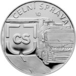 Stříbrná mince 100 Kč - Instituce České republiky - Celní správa 2025 Proof