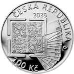 Stříbrná mince 100 Kč - Instituce České republiky - Celní správa 2025 Proof - Obrázek 2