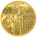 Zlatá mince 5000 Kč - Městská památková rezervace II - Plzeň 2026 b.k.