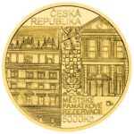 Zlatá mince 5000 Kč - Městská památková rezervace II - Plzeň 2026 Proof - Obrázek 2