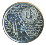 Stříbrná mince 200 Kč 650. výročí založení Univerzity Karlovy 1998 Proof b.k.