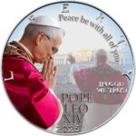 Sběratelská investiční mince 1 USD American Eagle Papež Lev XIV. Požehnání 1 oz Ag 2025