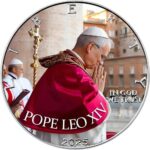 Sběratelská investiční mince 1 USD American Eagle Papež Lev XIV. Habemus Papam 1 oz Ag 2025