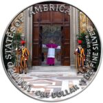 Sběratelská investiční mince 1 USD American Eagle Papež Lev XIV. Annuntio Vobis Gaudium Magnum 1 oz Ag 2025 - Obrázek 2