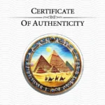 Sběratelská investiční mince 5 Dollars Starověký Egypt Pyramidy 2025 Kolorováno - Obrázek 3