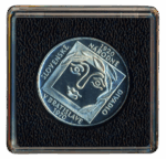 Stříbrná mince 25 Kčs 50. výročí Slovenského národního divadla 1970 Proof